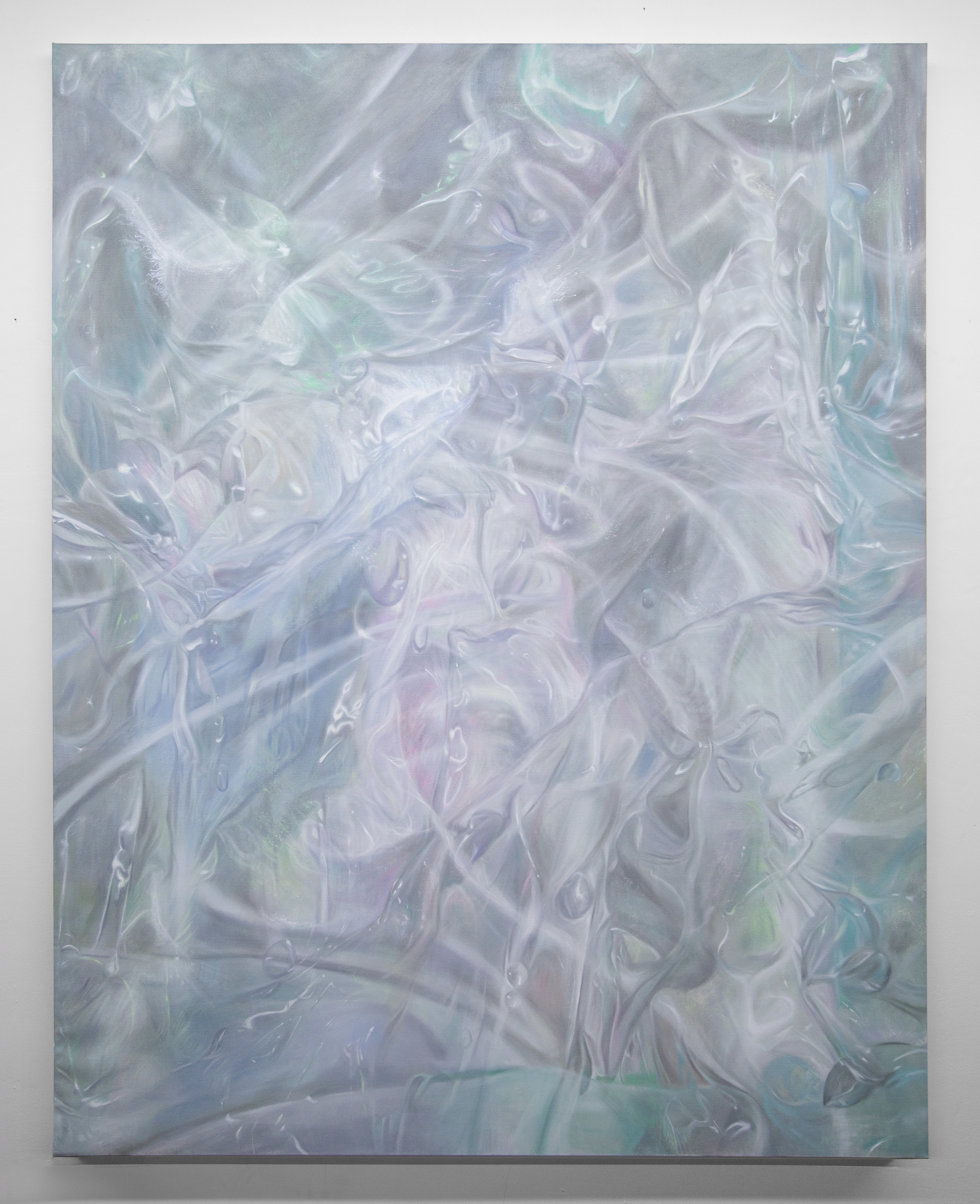 Submerge, 2022, 76x60 inches, oil on canvas